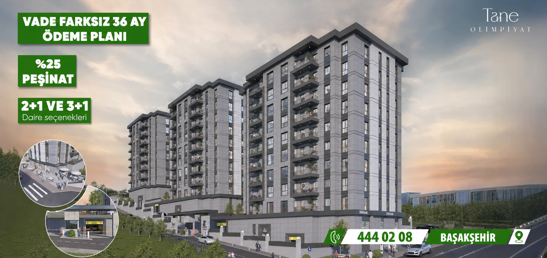 Tane Olimpiyat vade farksız 36 ay ödeme planı
