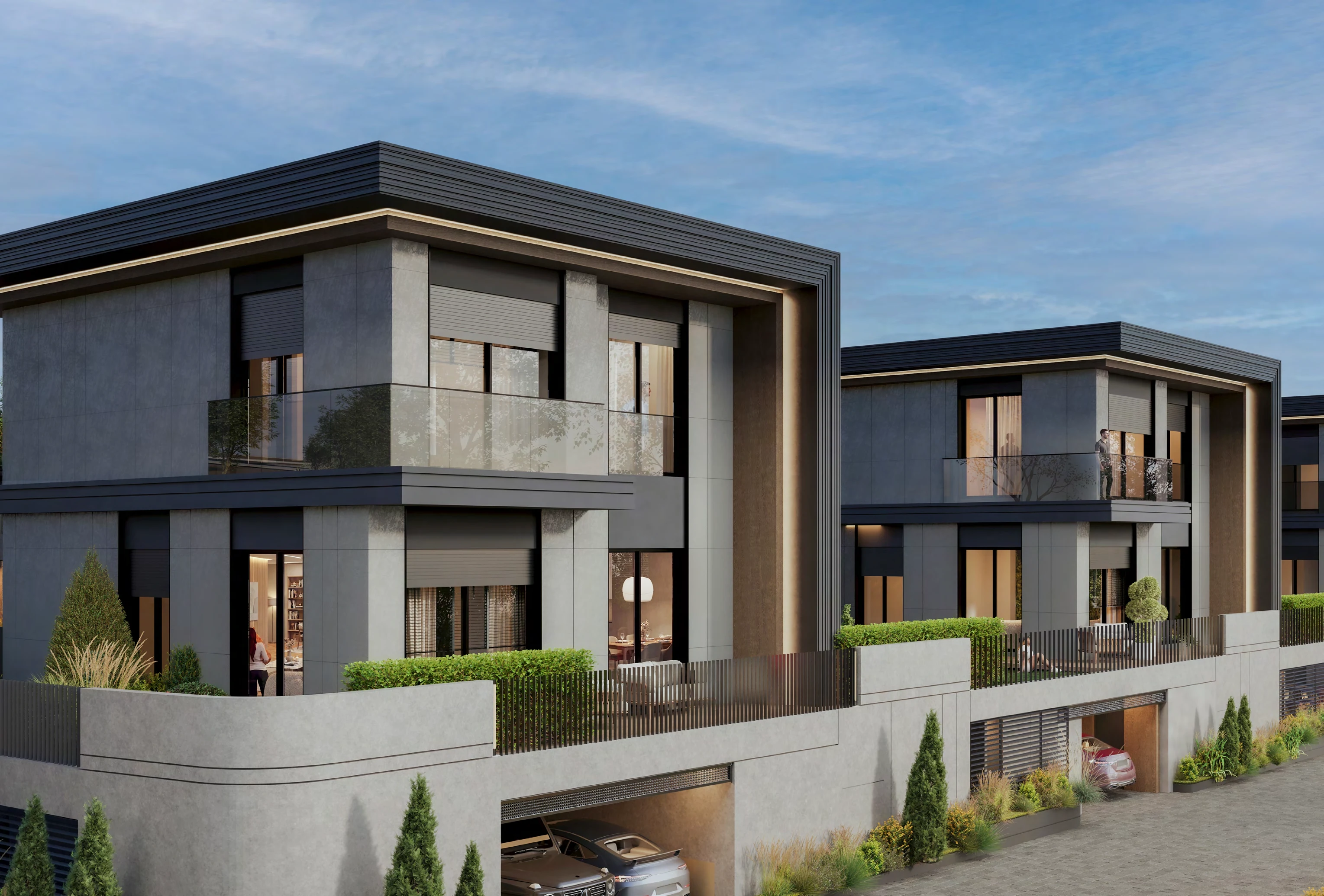 Tane Villas modern villa cepheleri